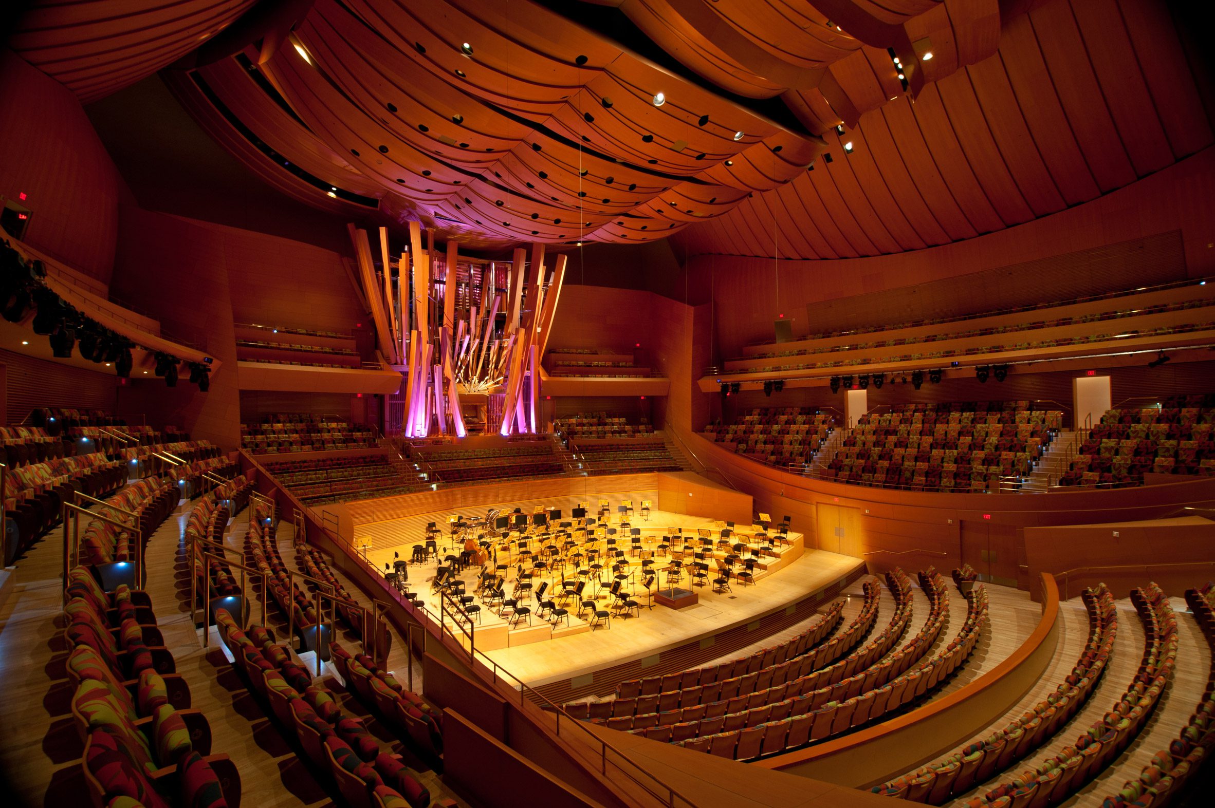 Inside of Disney Concert Hall