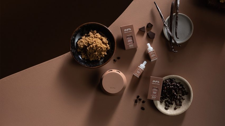 Pura x Pantone scent and diffuser collection