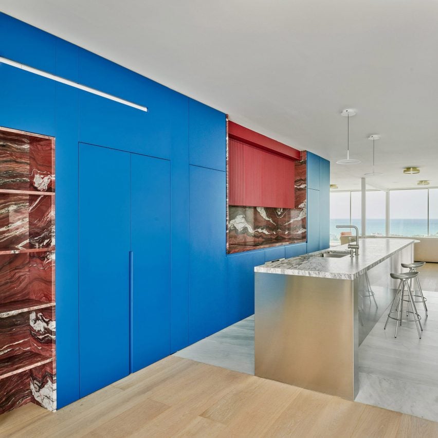 blue kitchens