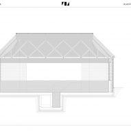 Section of Malvern Pool House by Klas Hyllén Architecture
