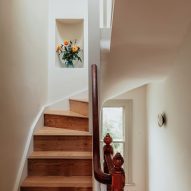 Curved staircase in Lewisham Loggias