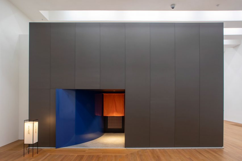 Shiro Kiyotomo's sushi bar on display at exhibition