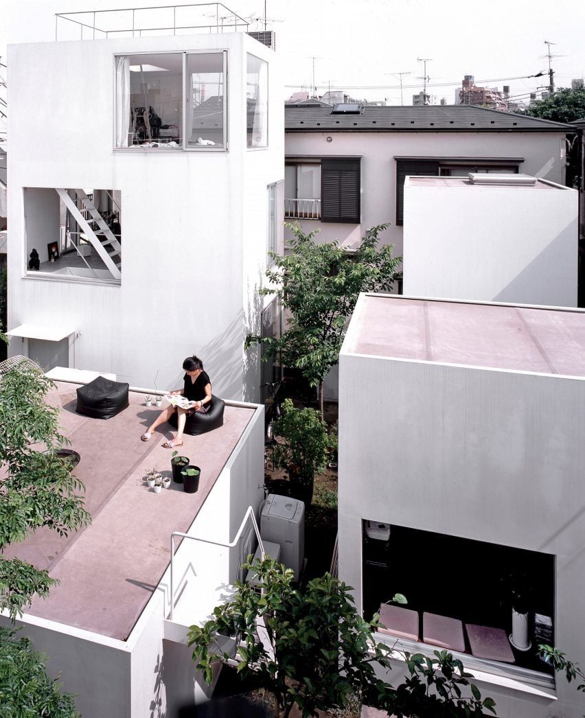 White Japanese residence