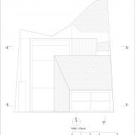 Roof plan Kho Rèn House by M+TRO Studio
