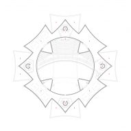 Floor plan of Raj Sabhagruh in Dharampur by Serie Architects