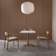 Rakino dining furniture by Tim Rundle for Morgan