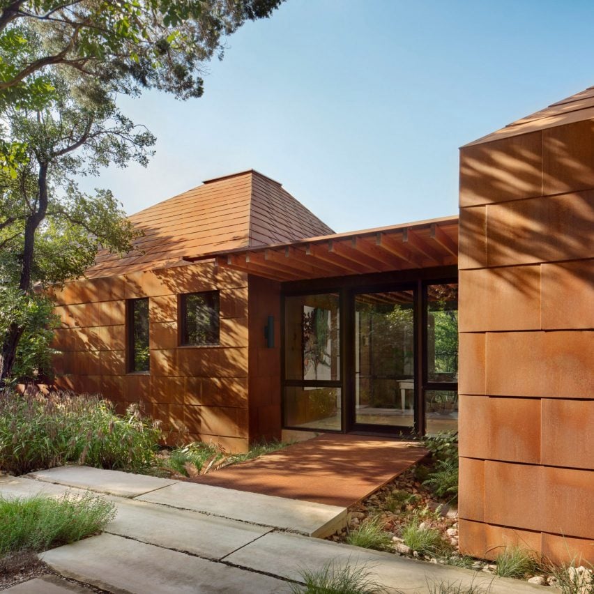 Corten-steel house