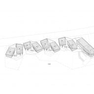 Axonometric drawing Yawn Yards by Schemata Architects