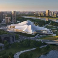 Zaha Hadid Architects unveils sweeping culture centre for China