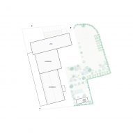 Site plan Artist residency by Studio Wok