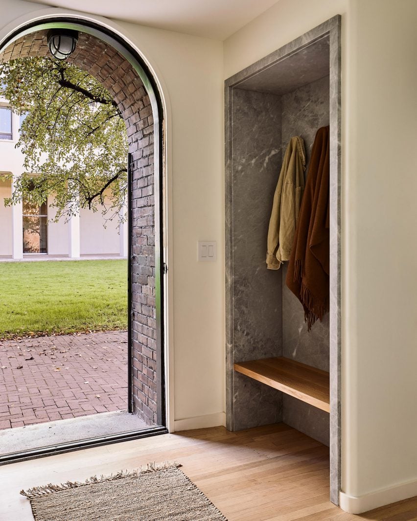 Arched doorway of Society Hill Residence by TBo