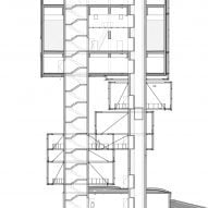 Section of Bird and Mammal Shelter and Water Reservoir by Temperaturas Extremas