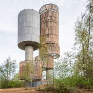 Temperaturas Extremas incorporates bird nests into tree-like Luxembourg water tower