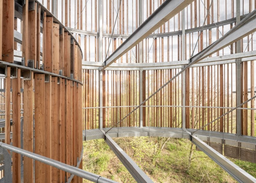 Walkways within the Bird and Mammal Shelter and Water Reservoir in Luxembourg