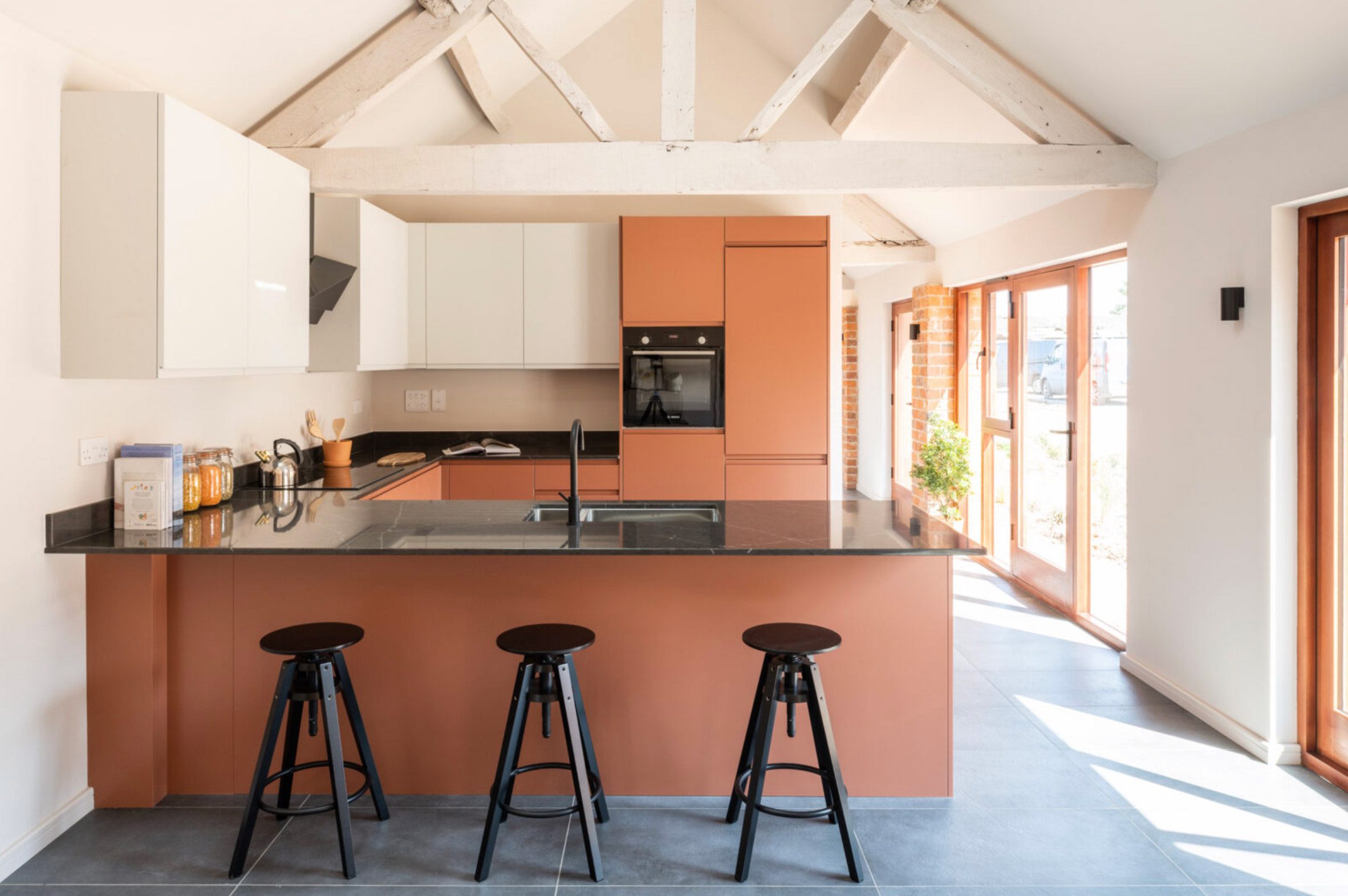 Kitchen in The Parks housing by Stolon Studio