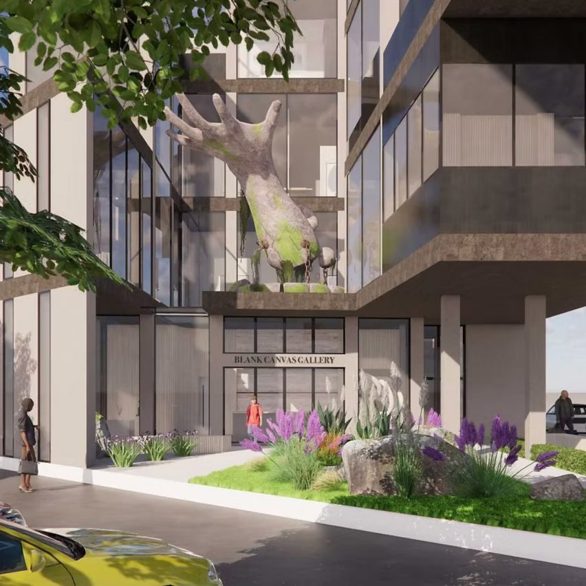 a visualisation of a building