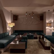 Cocktail lounge with low lighting