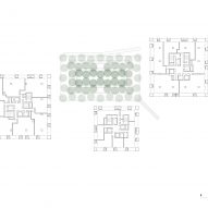 Plan of Rruga Adem Jashari by Valerio Olgiati