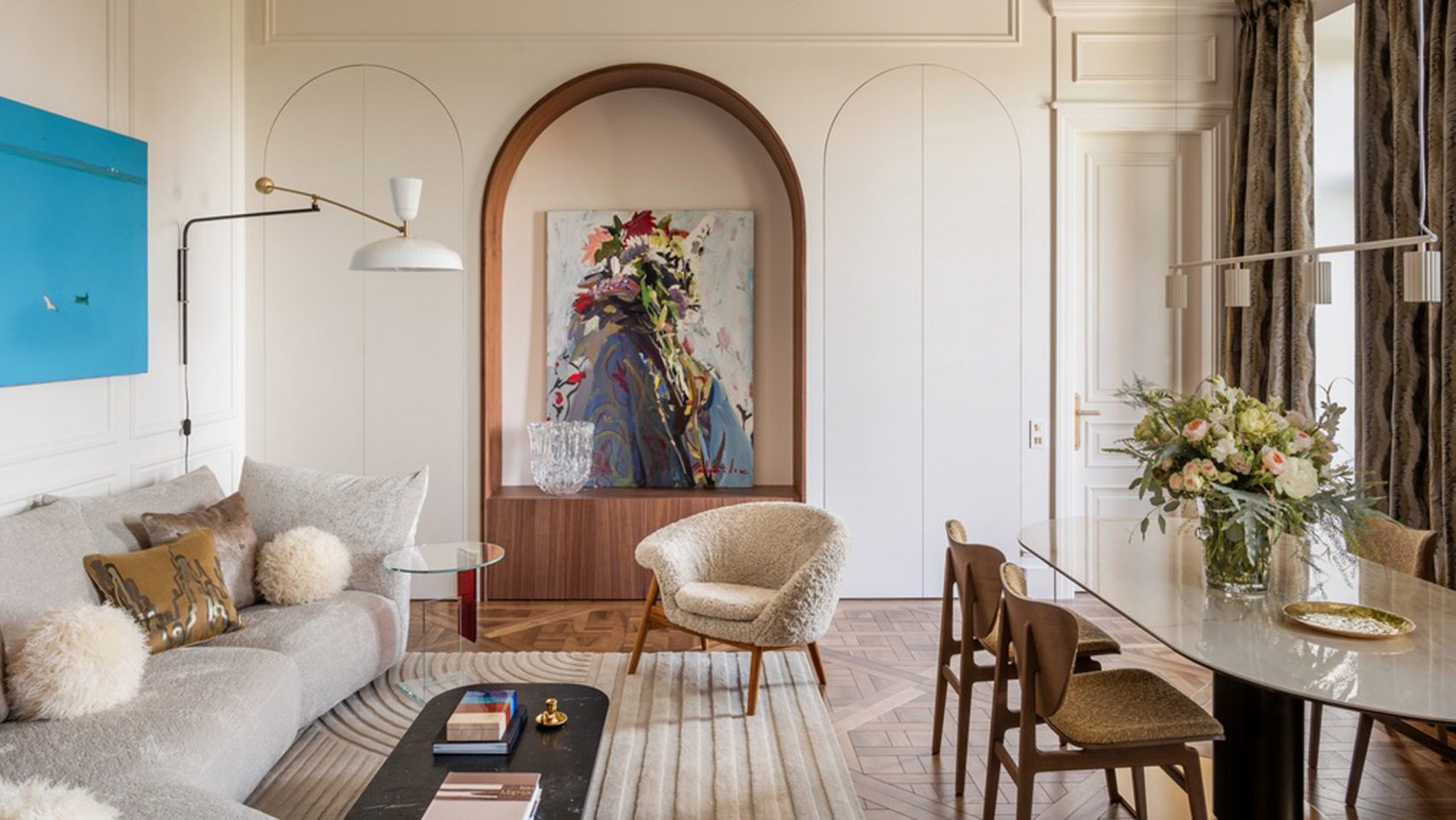 Yana Molodykh combines heritage and eclecticism in Kyiv apartment