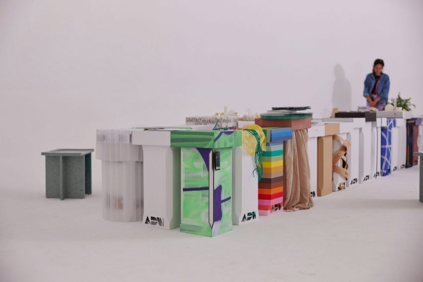 Photo of design exhibition at Auckland Design Week