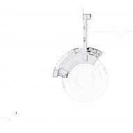 Architectural drawing: first level floor plan