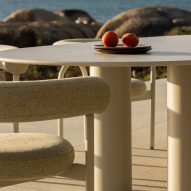 Dombolo outdoor tables by Haldane