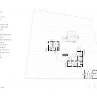 First floor plan of Vipp Todos Santos guesthouse by PPAA
