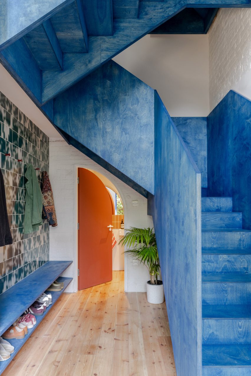 Entryway of Cobalt Coach House by Foils