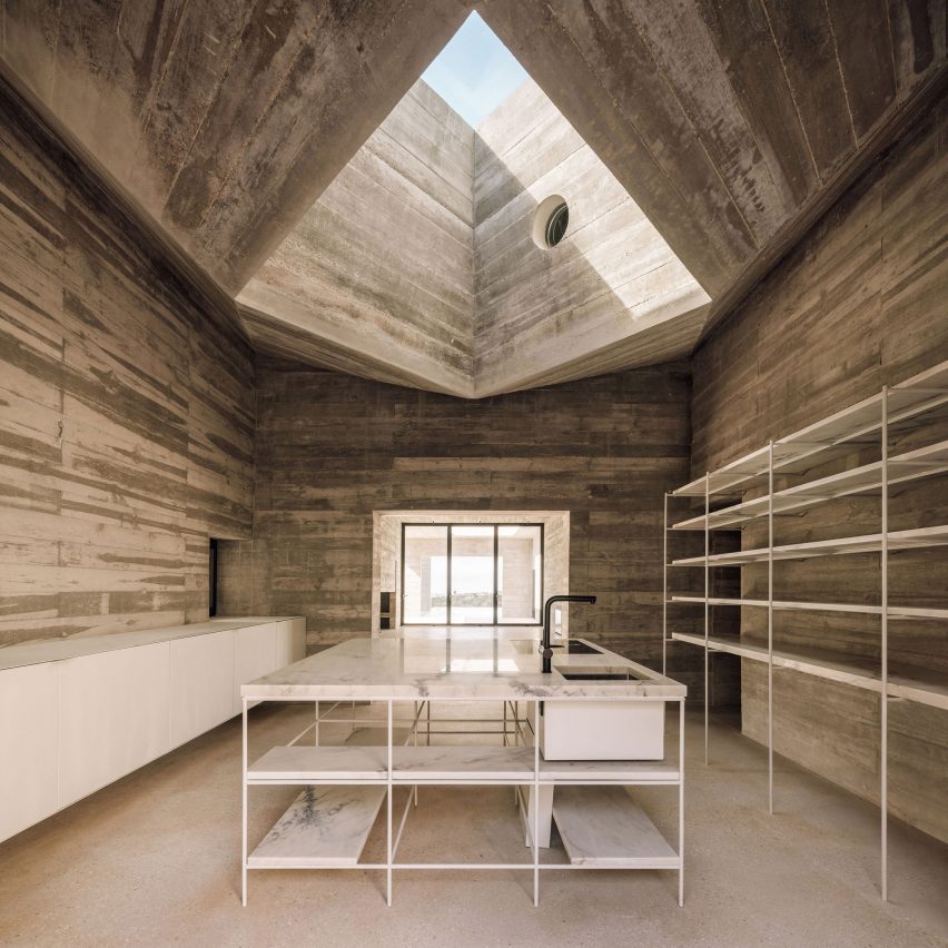 Interior of Frame House in Portugal by Pedro Domingos Arquitectos