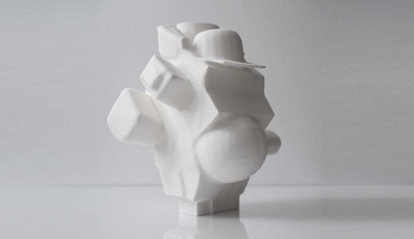 Collage vase in Front's project, AI: Brilliantly Bad!