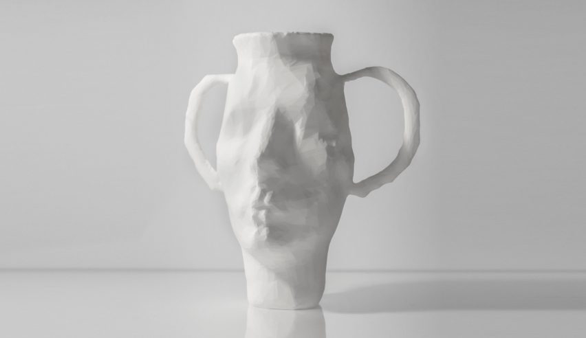 Trophy vase with face in Front's project, AI: Brilliantly Bad!