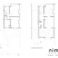 Floor plan of Hemp House extension by Nimtim Architects