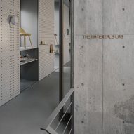 Stairway and entrance to The Material Lab Tokyo
