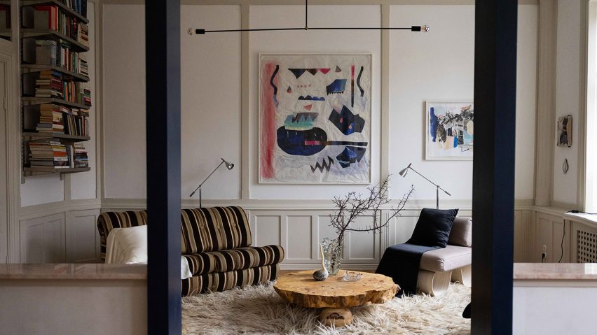 Interior of Stockholm flat by MatssonMarnell