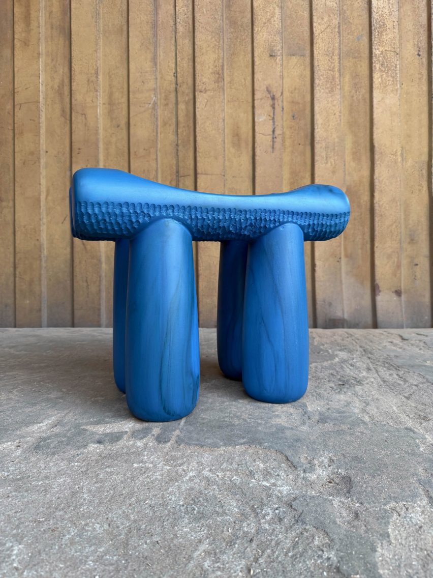 Textures of Omi Series 2 Stool by Omi Collective
