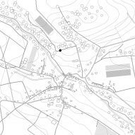 Site plan of Open Chapel by Christopher Hesse Architects