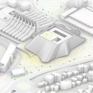 Site diagram of the Opera and Ballet Theatre of Kosovo by BIG