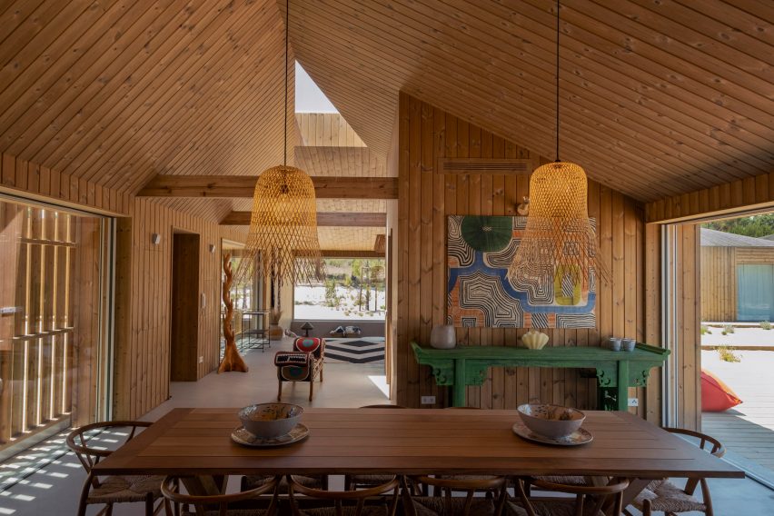 Living space of Portuguese house by PIMAA Architects