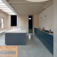 Eight kitchens with shiny polished concrete floors