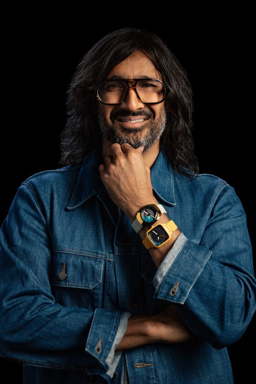 Tej Chauhan wearing two watches