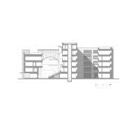 Shanghai Jiao Tong University School of Design Building section