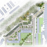 Site plan Rowan Court by Satish Jassal Architects