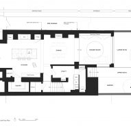 Floor plan of Segmental House by Dominic McKenzie Architects