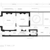 Floor plan of Segmental House by Dominic McKenzie Architects
