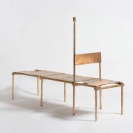 Nifemi Marcus-Bello explores exploitation of Africa's natural resources with copper furniture&nbsp;
