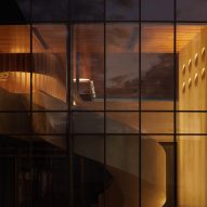 Spiral staircase as seen from outside