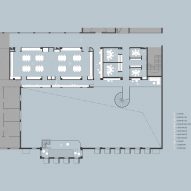 First floor plan Children's library by Studio Vapore