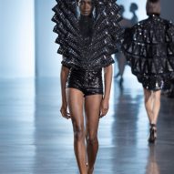The Pale Blue Dot collection by Rahul Mishra showcased at Paris Couture Week Spring 2025
