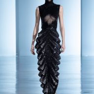 The Pale Blue Dot collection by Rahul Mishra showcased at Paris Couture Week Spring 2025