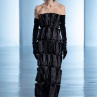 The Pale Blue Dot collection by Rahul Mishra showcased at Paris Couture Week Spring 2025